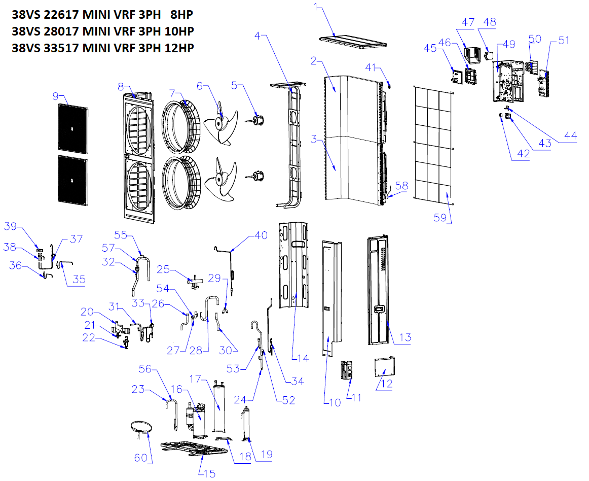 MINI VRF TRIPHAS&Eacute;-8HP