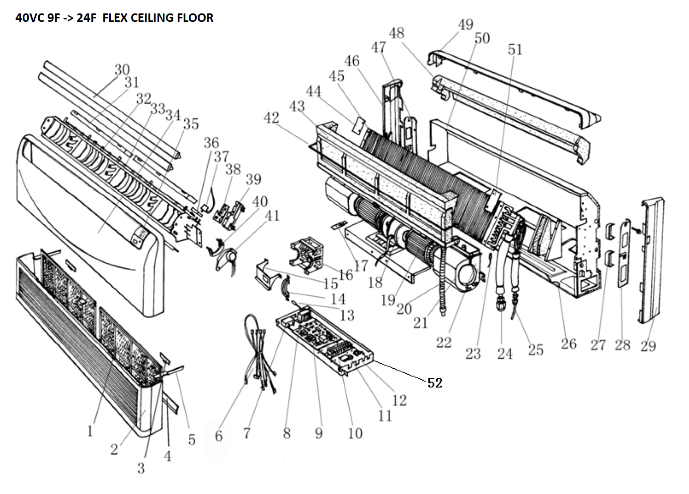 VRF-VRF-PLAFONNIER (AC)-16KBTU/H
