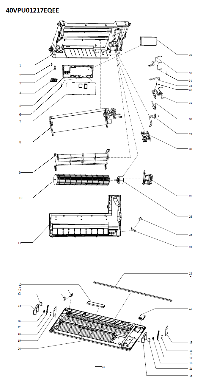 VRF-PANNEAU CASSETTE 1 VOIE