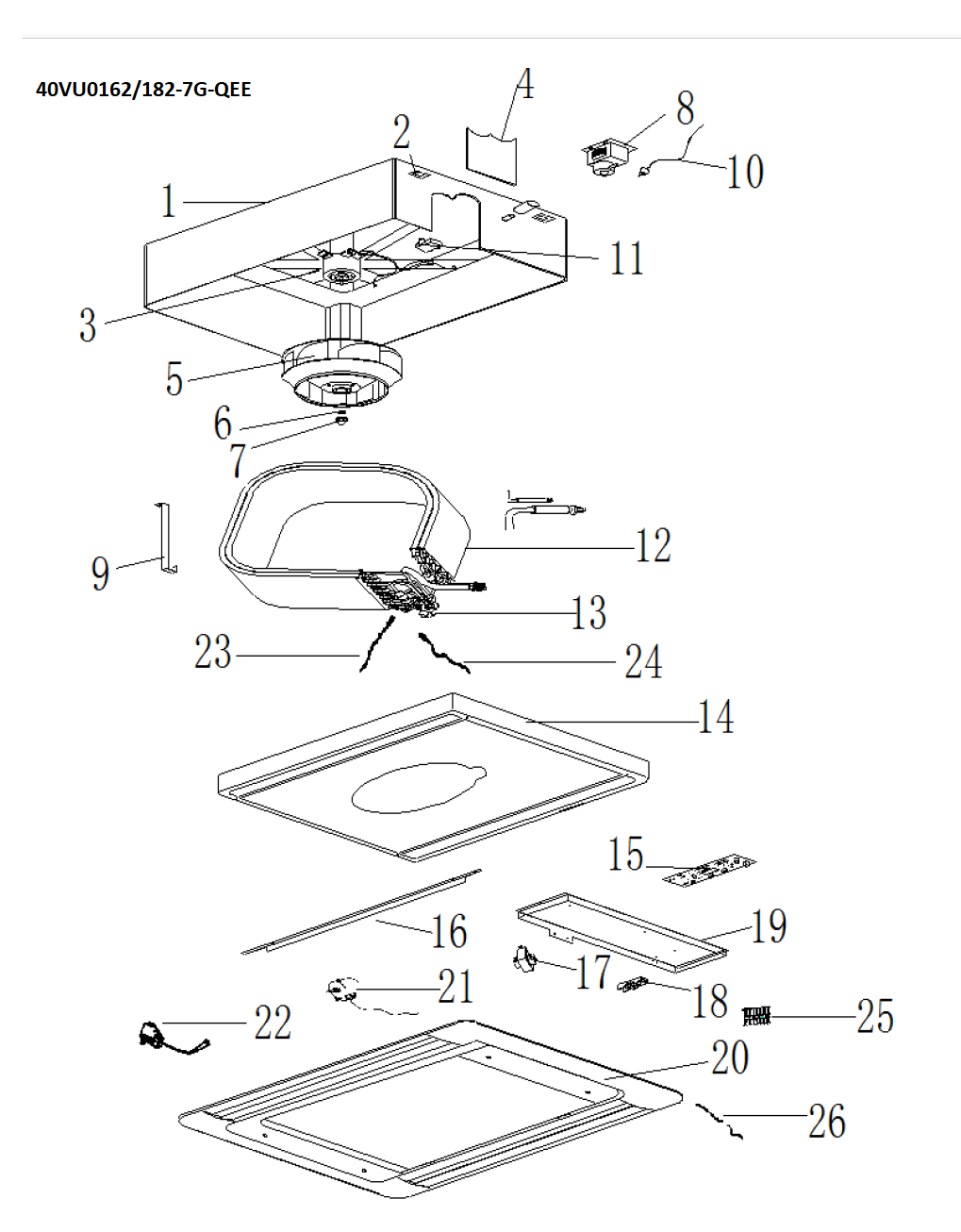VRF-CASSETTE 2 VOIES SS PANN.-16KBTU/H