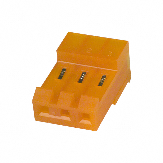 CONNECTEUR 3P PAS 3.96 FEM ORANGE
