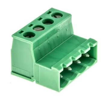 4P MALE CONNECTOR 5.08MM