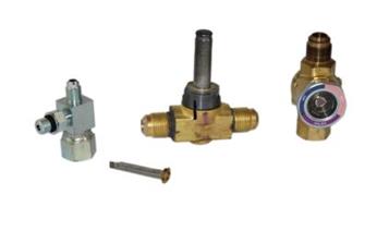 SOLENOID VALVE WITH LIQUID SIGHT GLASS